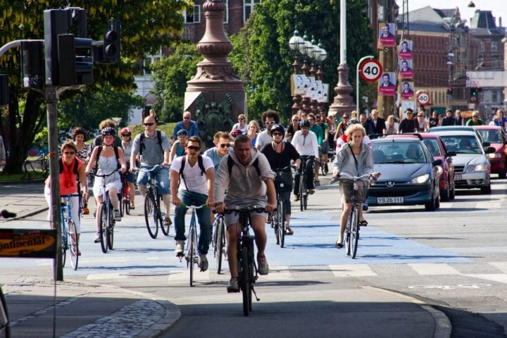 Los trabajadores que montan en bicicleta son más productivos