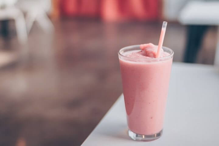 Batido de cereza y chocolate para runners