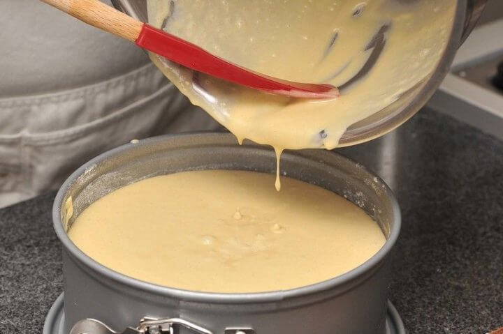 Mezcla para una tarta de queso 