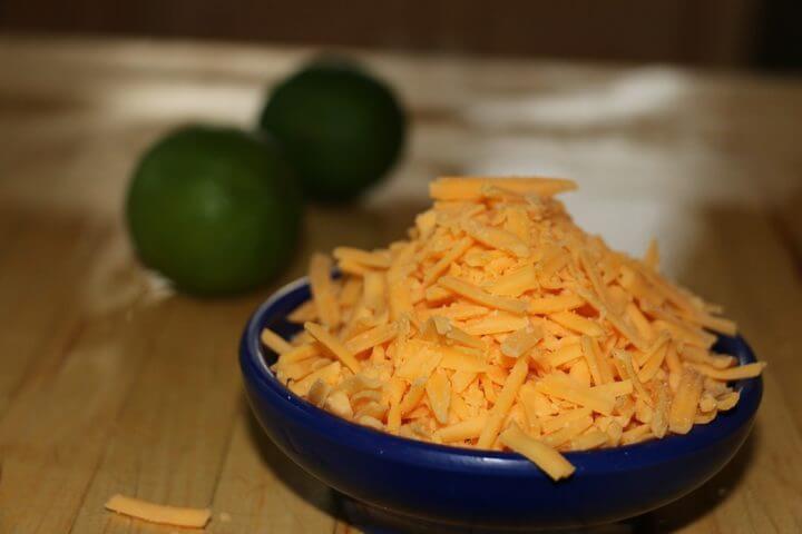 El queso cheddar es muy rico en calcio