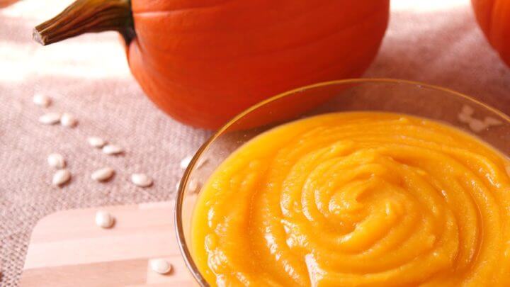 Puré de calabaza para hacer tortitas 