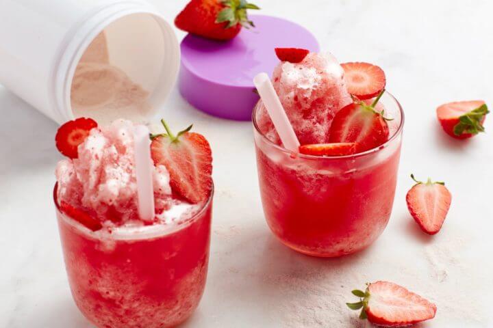 Slushy de BCAAs saludables para tomar en la noche