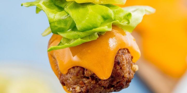 Receta saludable de hamburguesa sin pan