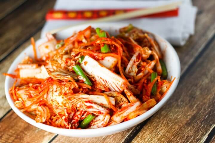 Cantidad de glutamato del Kimchi