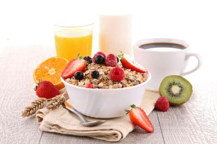 Desayuno nutritivo y saludable 