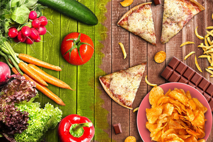 Evitar la comida basura para que tu cuerpo se desintoxique