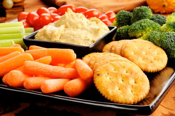Los mejores snacks vegetarianos