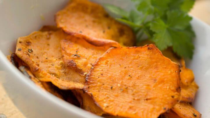 Deliciosa receta de batatas dulces con canela y azúcar