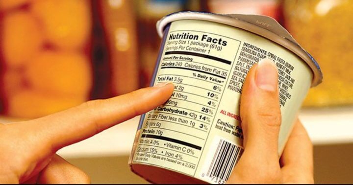 La importancia de leer las etiquetas de los alimentos