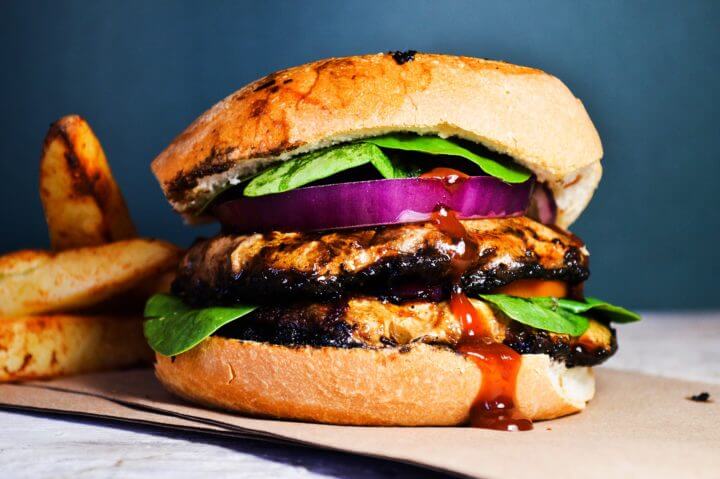Pasos para hacer hamburguesas de Portobello a la parrilla