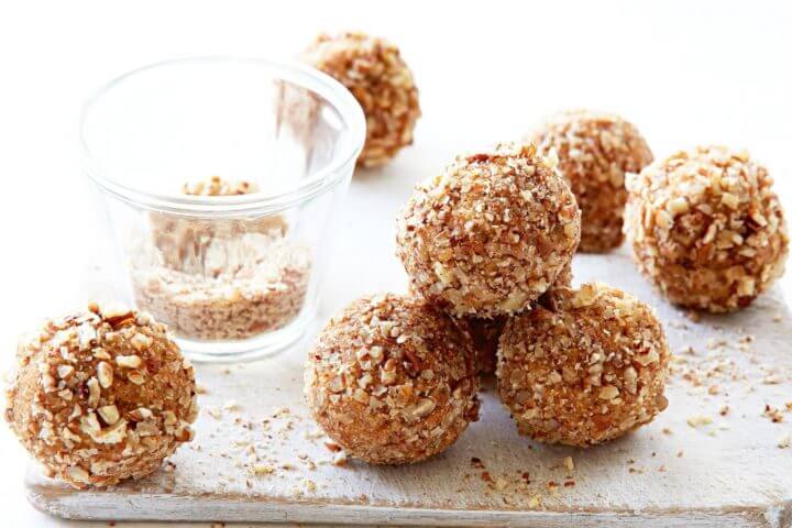 Bolas energéticas de nuez y sus beneficios