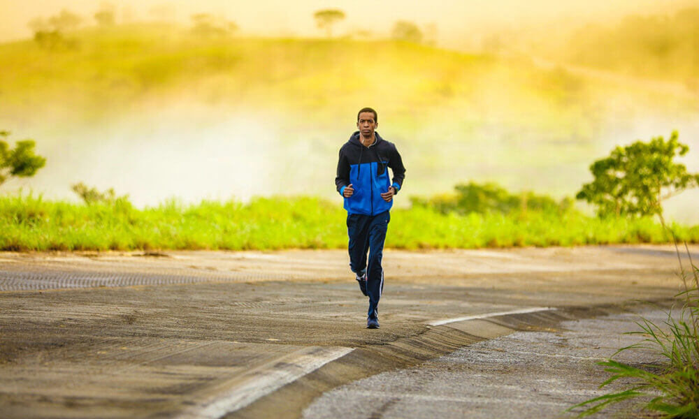 Hombre corriendo