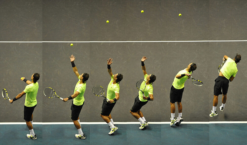 servicio nadal tenis