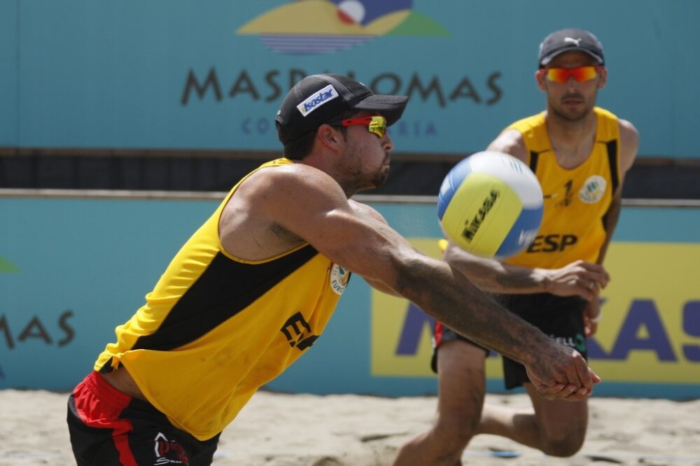 recepción voley