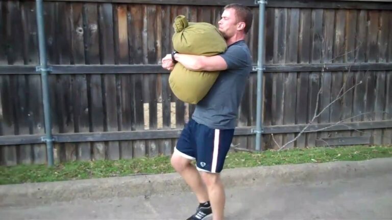 sandbag bear hug