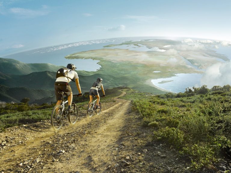 Manejar los descensos en bicicleta