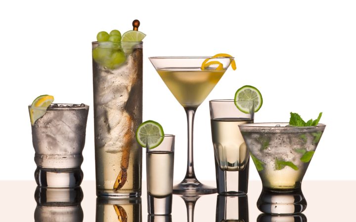 bebidas alcohólicas que no contienen azúcares