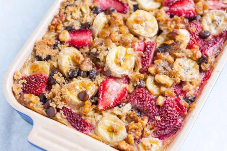 Topping de avena altamente saludables