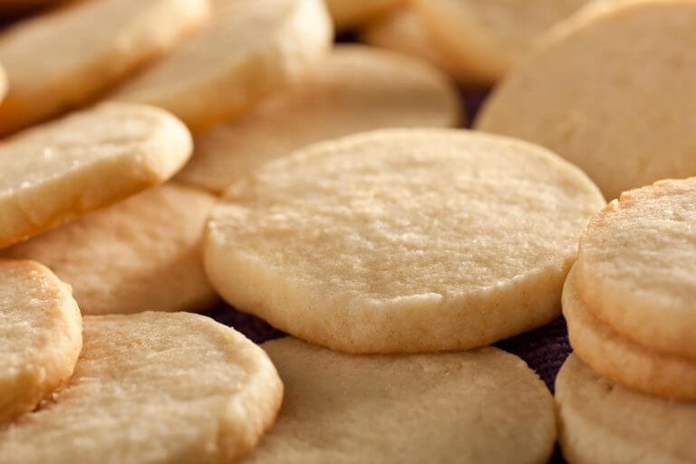 Galletas hechas de azúcar con pocas calorías