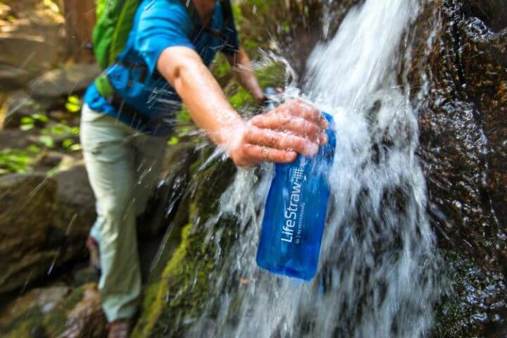 Sistemas de filtro de agua para ciclistas