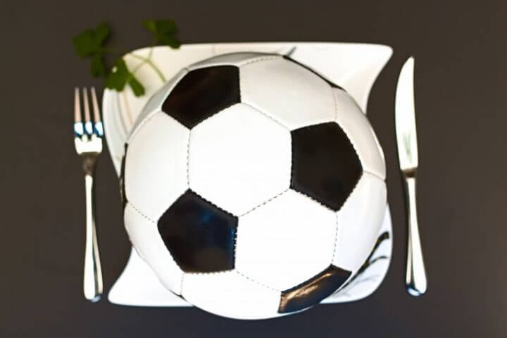 Dieta saludable para un futbolista