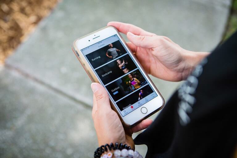 App Peloton Digital para practicar ejercicio físico