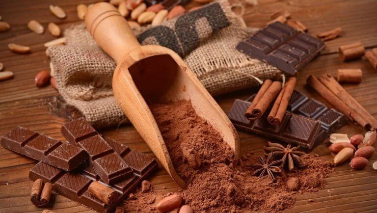 Propiedades del chocolate crudo