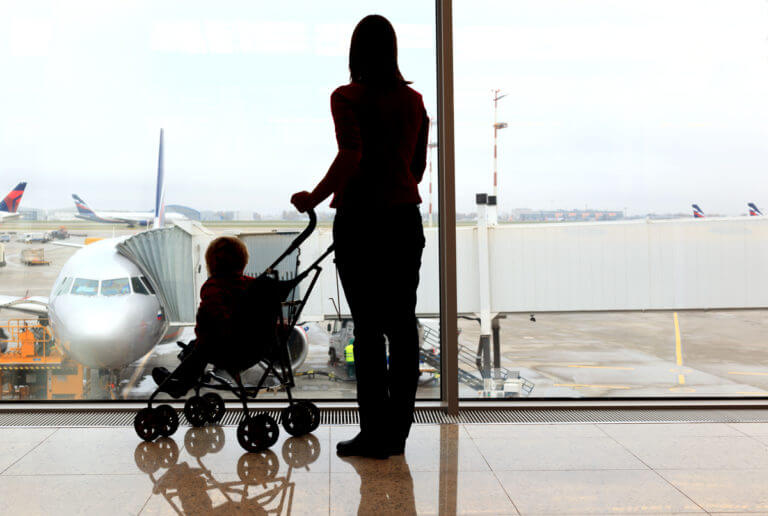 Prevención de contagios en vuelo de avión