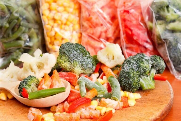 Las verduras congeladas son saludables