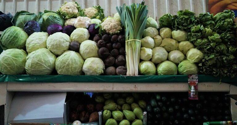 Tipos de verduras sanas y saludables