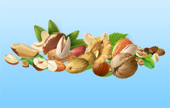 Alimentos saludables altos en omega 6