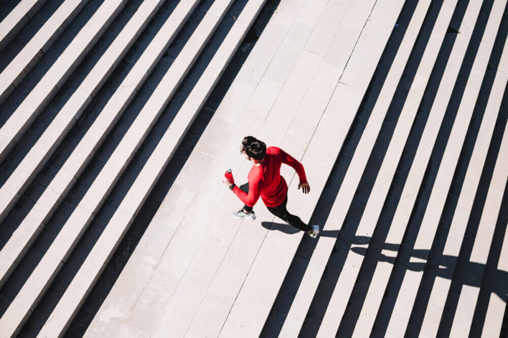 ejercicios en escaleras