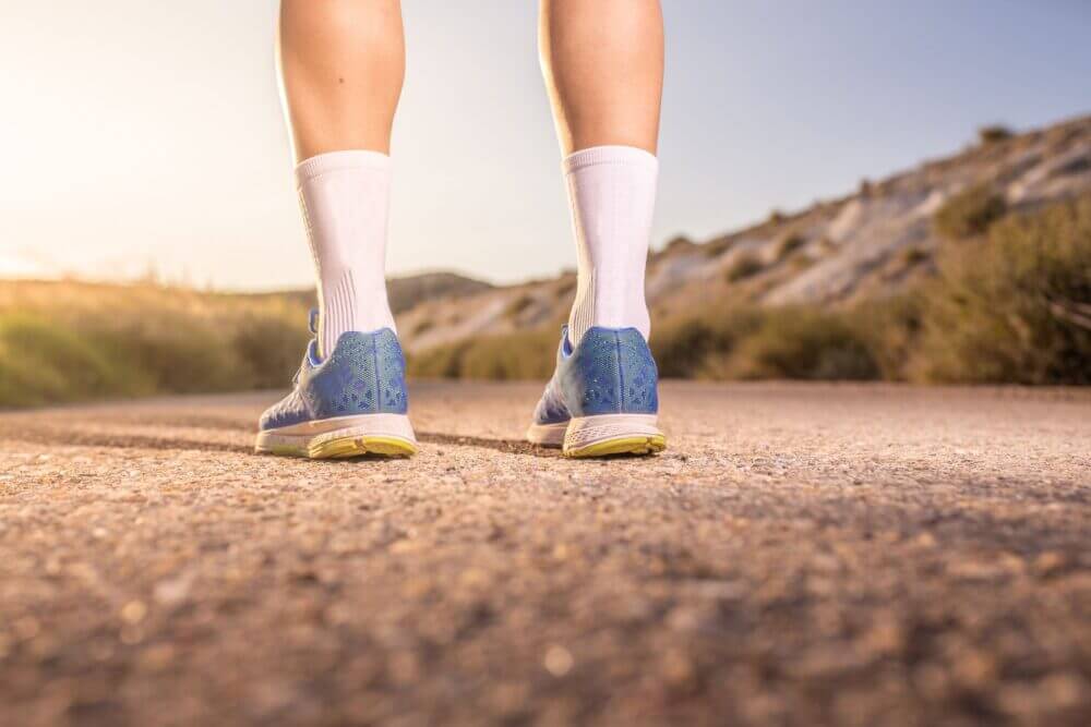 utilizar calcetines deportivos