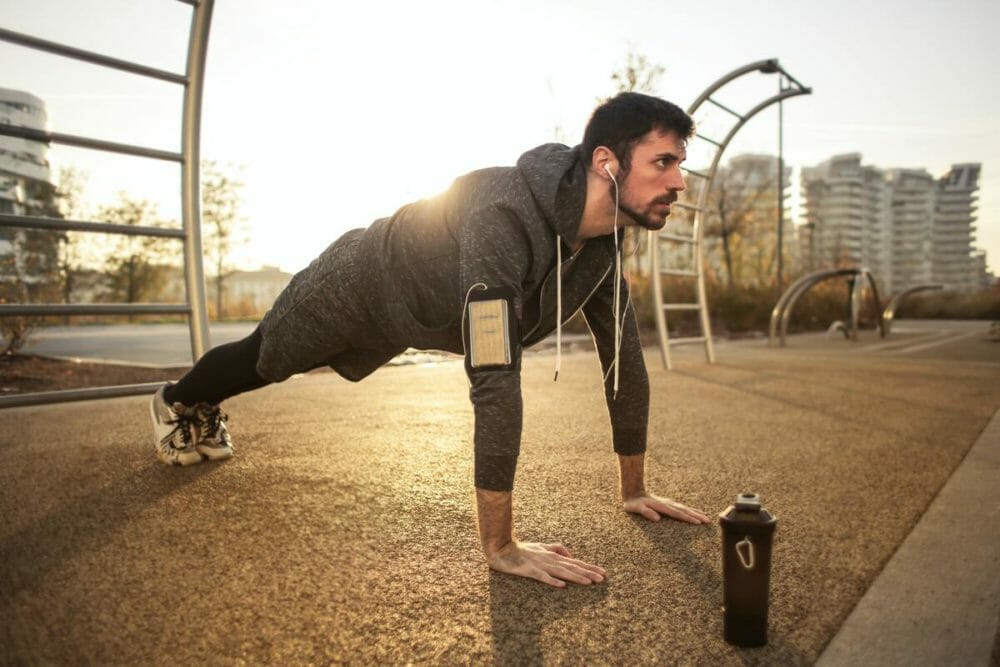 flexiones de pecho