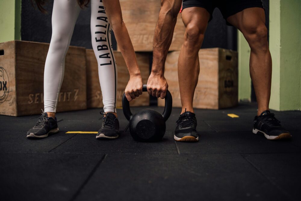 kettlebells