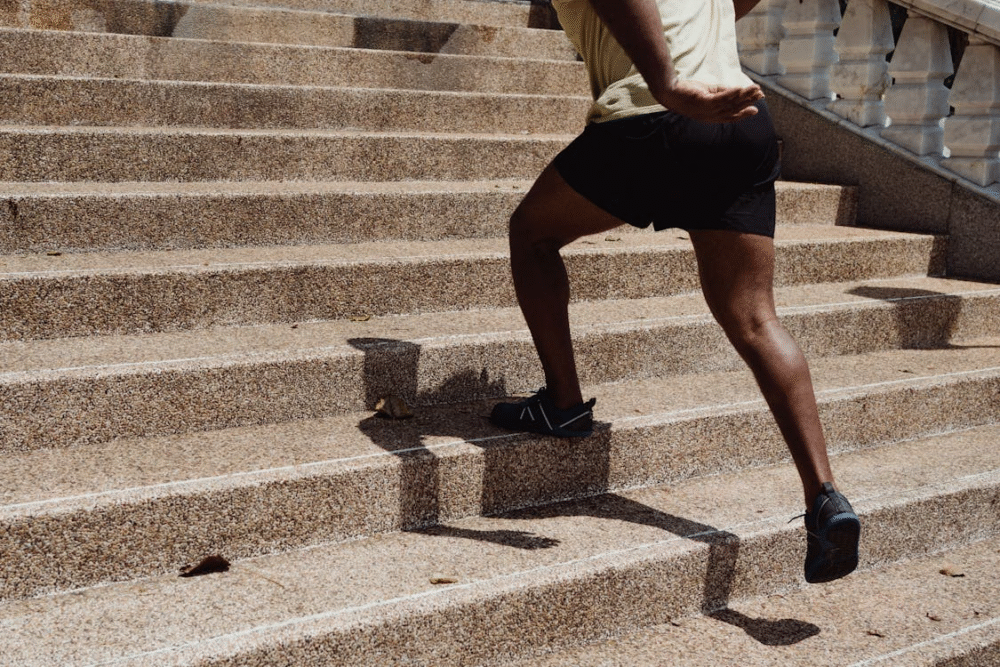 entrenamiento con escalera